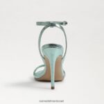 נשים הַנעָלָה Sam Edelman עקב רצועת קרסול ג'מי ירוק ים 4XL22X675 - Image 5