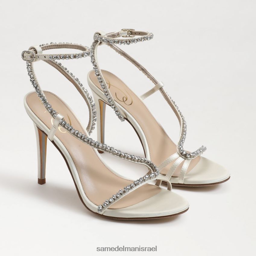 d7a0d7a9d799d79d_d794d6b7d7a0d7a2d6b8d79cd6b8d794_sam_edelman_d7a2d7a7d791_d7a8d7a6d795d7a2d7aa_d7a7d7a8d7a1d795d79c_d792d7a8.jpg נשים הַנעָלָה Sam Edelman עקב רצועת קרסול גריינג'ר סאטן שנהב פנינה 4XL22X696 - Image 1