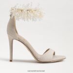 נשים הַנעָלָה Sam Edelman עקב רצועת קרסול עם חרוזים של גילי חוֹל 4XL22X604 - Image 2