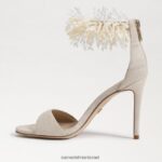 נשים הַנעָלָה Sam Edelman עקב רצועת קרסול עם חרוזים של גילי חוֹל 4XL22X604 - Image 4