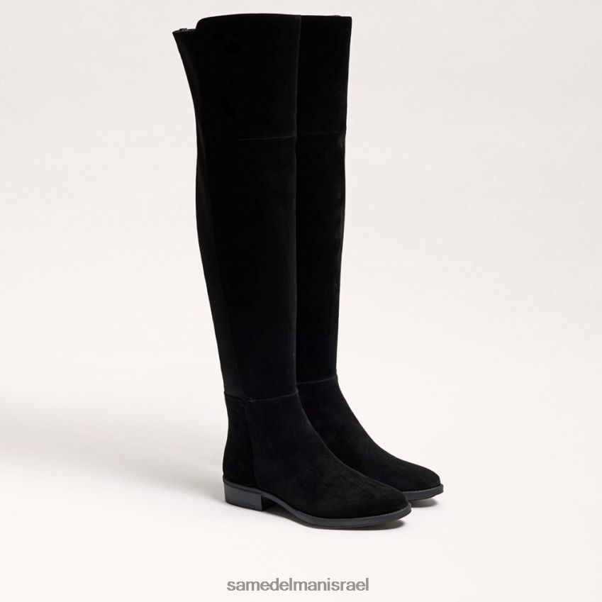 d7a0d7a9d799d79d_d794d6b7d7a0d7a2d6b8d79cd6b8d794_sam_edelman_d7a4d790d79d_d7a2d79c_d79ed792d7a3_d794d791d7a8d79a_d796d79ed7a9.jpg נשים הַנעָלָה Sam Edelman פאם על מגף הברך זמש שחור 4XL22X777 - Image 1