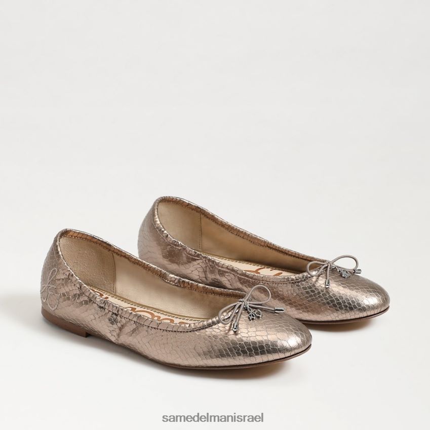 d7a0d7a9d799d79d_d794d6b7d7a0d7a2d6b8d79cd6b8d794_sam_edelman_d7a4d79cd799d7a6d799d794_d791d79cd798_d7a9d798d795d797_d7a0d6b6.jpg נשים הַנעָלָה Sam Edelman פליציה בלט שטוח נֶתֶך בְּדִיל וְעוֹפֶרֶת 4XL22X128 - Image 1