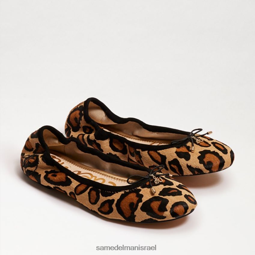 d7a0d7a9d799d79d_d794d6b7d7a0d7a2d6b8d79cd6b8d794_sam_edelman_d7a4d79cd799d7a6d799d794_d791d79cd798_d7a9d798d795d797_d7a0d79e.jpg נשים הַנעָלָה Sam Edelman פליציה בלט שטוח נמר שזוף חדש 4XL22X124 - Image 1