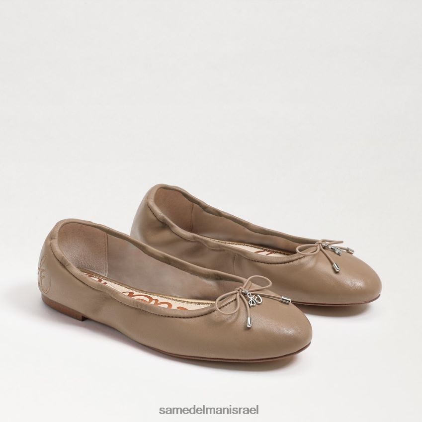d7a0d7a9d799d79d_d794d6b7d7a0d7a2d6b8d79cd6b8d794_sam_edelman_d7a4d79cd799d7a6d799d794_d791d79cd798_d7a9d798d795d797_d7a2d795.jpg נשים הַנעָלָה Sam Edelman פליציה בלט שטוח עור בז' רך 4XL22X125 - Image 1