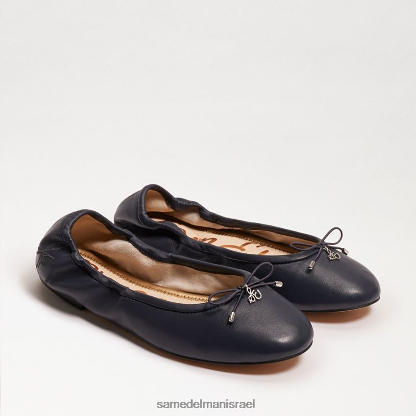d7a0d7a9d799d79d_d794d6b7d7a0d7a2d6b8d79cd6b8d794_sam_edelman_d7a4d79cd799d7a6d799d794_d791d79cd798_d7a9d798d795d797_d7a2d795.jpg נשים הַנעָלָה Sam Edelman פליציה בלט שטוח עור נייבי 4XL22X126 - Image 1