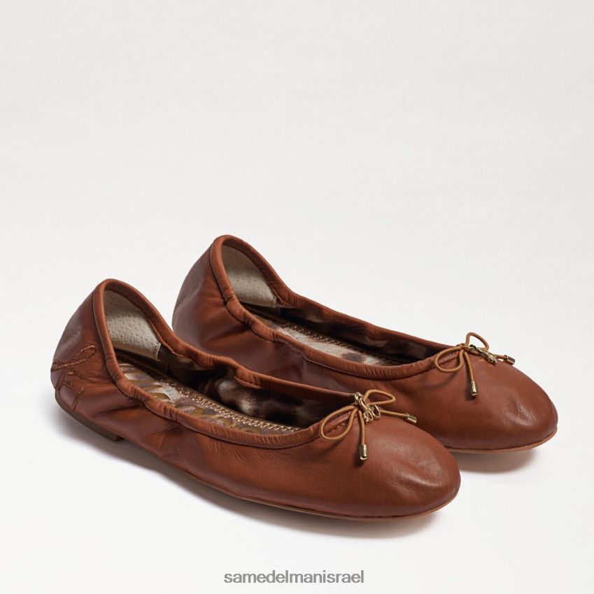d7a0d7a9d799d79d_d794d6b7d7a0d7a2d6b8d79cd6b8d794_sam_edelman_d7a4d79cd799d7a6d799d794_d791d79cd798_d7a9d798d795d797_d7a2d795.jpg נשים הַנעָלָה Sam Edelman פליציה בלט שטוח עור אוכף 4XL22X123 - Image 1