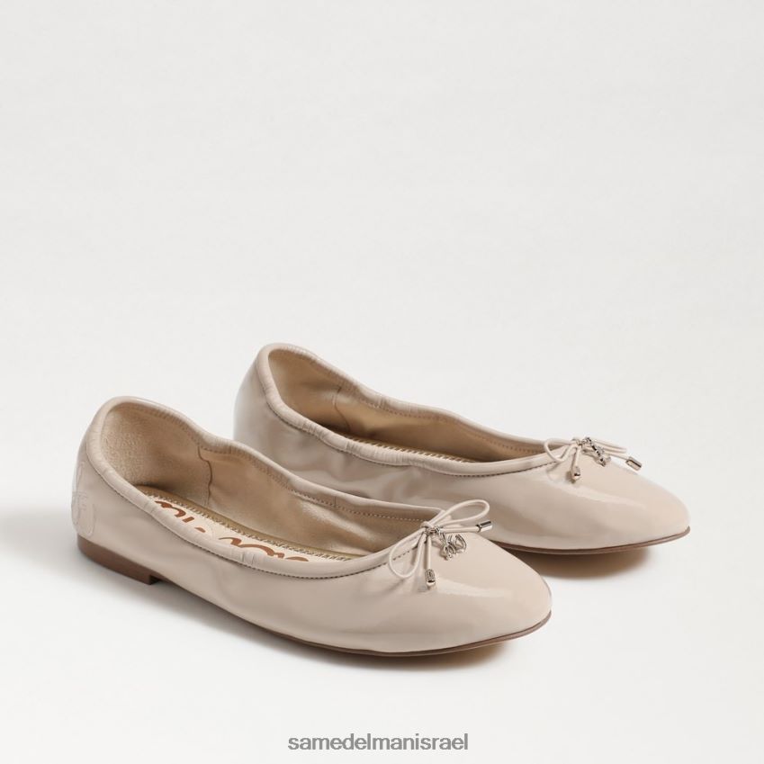 d7a0d7a9d799d79d_d794d6b7d7a0d7a2d6b8d79cd6b8d794_sam_edelman_d7a4d79cd799d7a6d799d794_d791d79cd798_d7a9d798d795d797_d7a4d798.jpg נשים הַנעָלָה Sam Edelman פליציה בלט שטוח פטנט צ'אי לאטה 4XL22X132 - Image 1