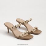 נשים הַנעָלָה Sam Edelman פרד עקב חתולים של פאלמה קרם צ'אי 4XL22X492