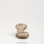 נשים הַנעָלָה Sam Edelman פרד עקב חתולים של פאלמה קרם צ'אי 4XL22X492 - Image 3