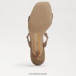 נשים הַנעָלָה Sam Edelman פרד עקב חתולים של פאלמה קרם צ'אי 4XL22X492 - Image 6