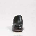 נשים הַנעָלָה Sam Edelman פרד עקב שילה עור שחור 4XL22X714 - Image 3
