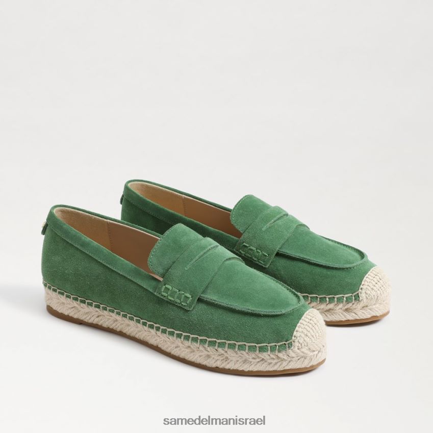 d7a0d7a9d799d79d_d794d6b7d7a0d7a2d6b8d79cd6b8d794_sam_edelman_d7a7d790d799_d790d7a1d7a4d793d7a8d799d79c_d79cd795d7a4d7a8_d7a9.jpg נשים הַנעָלָה Sam Edelman קאי אספדריל לופר שטוח ירוק טימין 4XL22X204 - Image 1