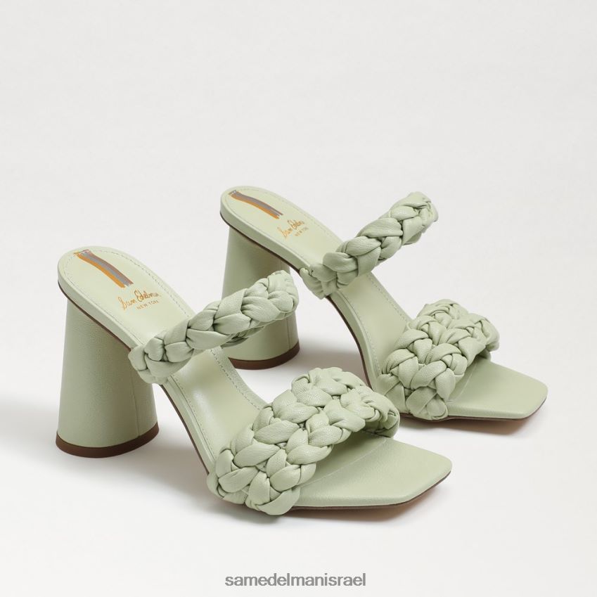 d7a0d7a9d799d79d_d794d6b7d7a0d7a2d6b8d79cd6b8d794_sam_edelman_d7a7d7a0d793d7a8d794_d791d79cd795d7a7_d7a2d7a7d791_d7a4d7a8d793_.jpg נשים הַנעָלָה Sam Edelman קנדרה בלוק עקב פרד עור פיסטוק 4XL22X803 - Image 1