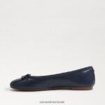 נשים הַנעָלָה Sam Edelman שטוח בלט פליציה לוקס הצי הדסון 4XL22X292 - Image 4