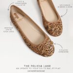 נשים הַנעָלָה Sam Edelman שטוח בלט פליציה לוקס tan multi 4XL22X293 - Image 7