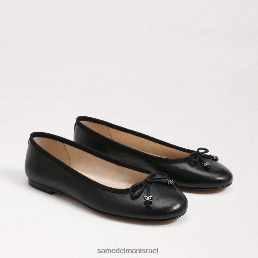 d7a0d7a9d799d79d_d794d6b7d7a0d7a2d6b8d79cd6b8d794_sam_edelman_d7a9d798d795d797_d791d79cd798_d7a4d79cd799d7a6d799d794_d79cd795.jpg נשים הַנעָלָה Sam Edelman שטוח בלט פליציה לוקס עור שחור 4XL22X284 - Image 1