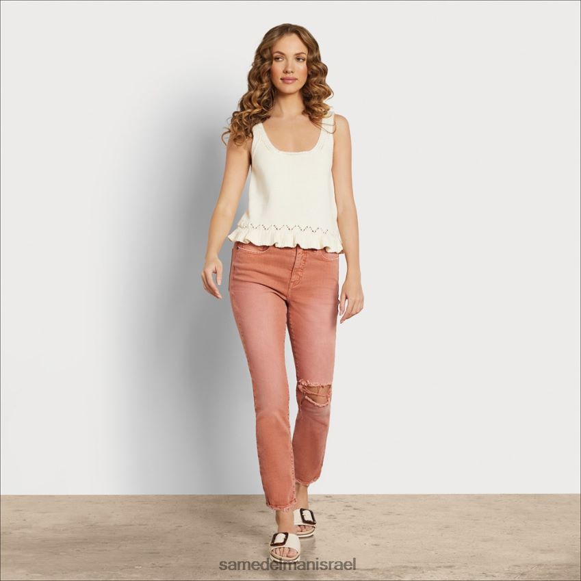 d7a0d7a9d799d79d_d79cd791d795d7a9_sam_edelman_d792d799d7a0d7a1_d791d7a7d795d79ed794_d792d791d795d794d794_d7a8d796d794_d799d7a9.jpg נשים לבוש Sam Edelman ג'ינס בקומה גבוהה רזה ישר חֶרֶס 4XL22X1187 - Image 1