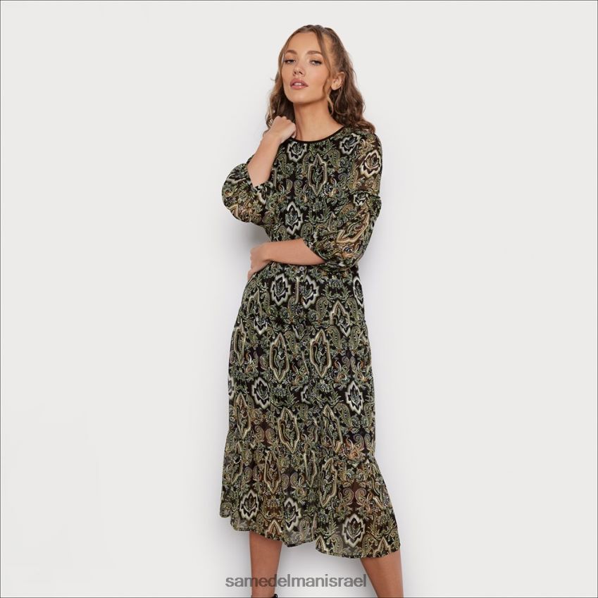 d7a0d7a9d799d79d_d79cd791d795d7a9_sam_edelman_d794d799d799_d7a6d795d795d790d7a8_d79ed7a7d7a1d799_d79cd795d793d79f_d799d7a8d795.jpg נשים לבוש Sam Edelman היי צוואר מקסי לודן ירוק כהה 4XL22X1159 - Image 1