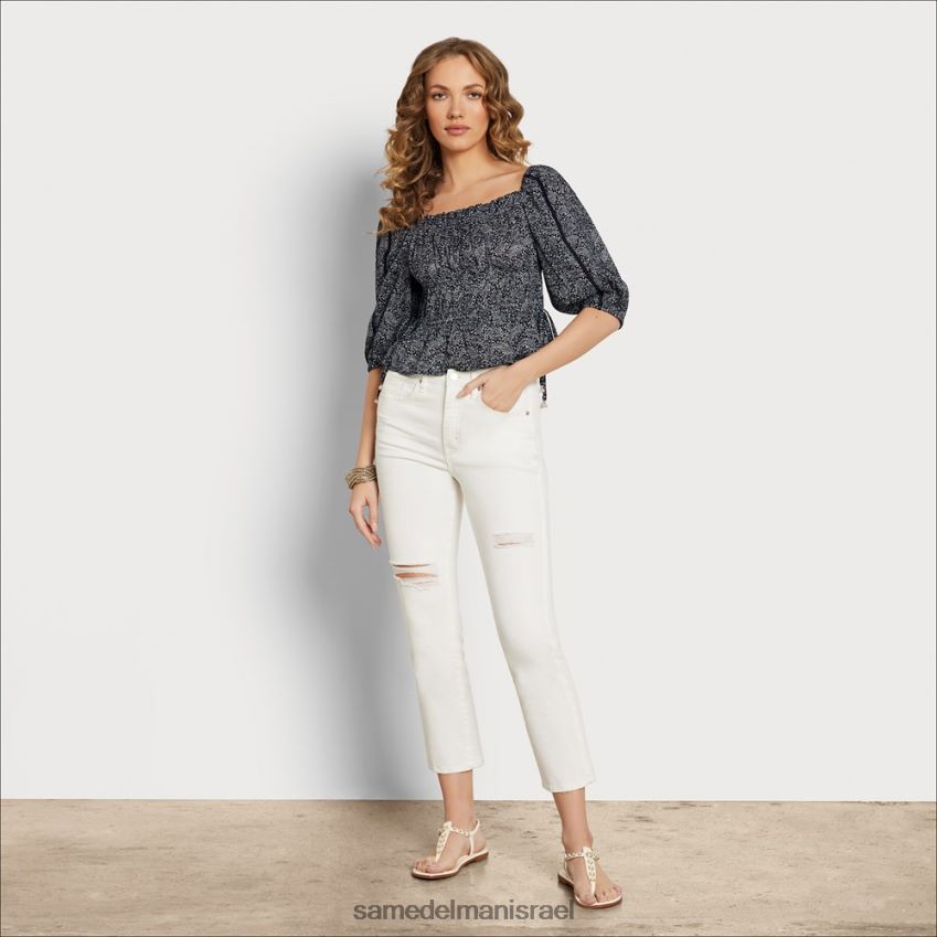 d7a0d7a9d799d79d_d79cd791d795d7a9_sam_edelman_d797d79cd7a7_d7a2d79cd799d795d79f_d790d797d795_d7a2d79d_d7a9d7a8d795d795d79c_d79.jpg נשים לבוש Sam Edelman חלק עליון אחו עם שרוול ארוך כְּחוֹל 4XL22X1171 - Image 1