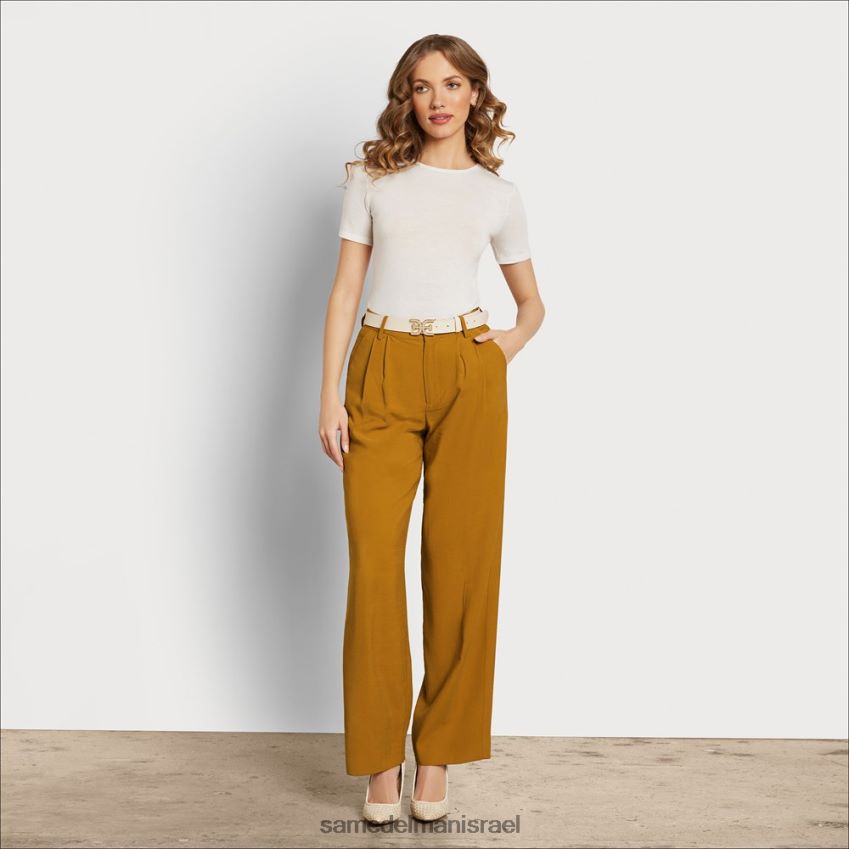 d7a0d7a9d799d79d_d79cd791d795d7a9_sam_edelman_d79ed79bd7a0d7a1_d7a8d792d79cd799d799d79d_d7a8d797d791_d7a7d795d79ed794_d792d791.jpg נשים לבוש Sam Edelman מכנס רגליים רחב קומה גבוהה קודי חום 4XL22X1210 - Image 1