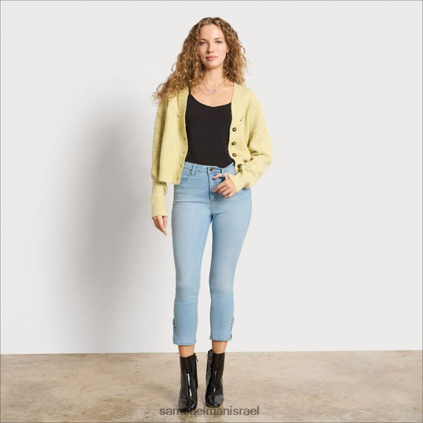 d7a0d7a9d799d79d_d79cd791d795d7a9_sam_edelman_d79ed79bd7a0d7a1d799_d7a7d7a8d7a1d795d79c_d793d7a7_d791d792d796d7a8d794_d792d791.jpg נשים לבוש Sam Edelman מכנסי קרסול דק בגזרה גבוהה קַרחוֹן 4XL22X1258 - Image 1
