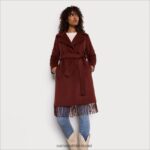 נשים לבוש Sam Edelman מעיל פרנזים לעטוף חגורה עַרמוֹן 4XL22X1238 - Image 2