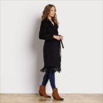 נשים לבוש Sam Edelman מעיל צמר חד חזה שָׁחוֹר 4XL22X1163 - Image 2