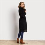 נשים לבוש Sam Edelman מעיל צמר חד חזה שָׁחוֹר 4XL22X1163 - Image 3