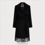 נשים לבוש Sam Edelman מעיל צמר חד חזה שָׁחוֹר 4XL22X1163 - Image 4