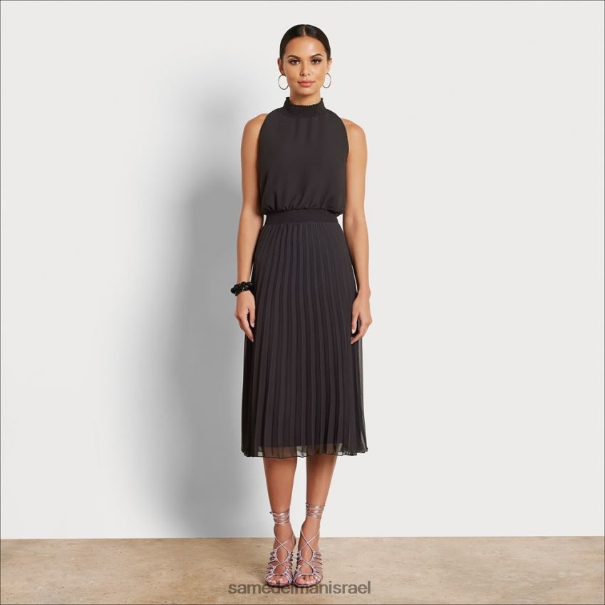 d7a0d7a9d799d79d_d79cd791d795d7a9_sam_edelman_d7a9d79ed79cd7aa_d79ed799d793d799_d7a2d79d_d7a6d795d795d790d7a8d795d79f_d792d791.jpg נשים לבוש Sam Edelman שמלת מידי עם צווארון גבוה שָׁחוֹר 4XL22X1082 - Image 1