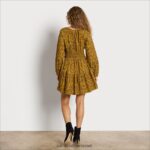 נשים לבוש Sam Edelman שמלת מיני לורה שמן זית 4XL22X1236 - Image 4