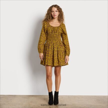 נשים לבוש Sam Edelman שמלת מיני לורה שמן זית 4XL22X1236