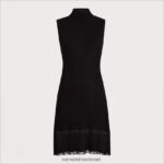 נשים לבוש Sam Edelman שמלת מיני צווארון היי שָׁחוֹר 4XL22X1132 - Image 4