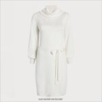 נשים לבוש Sam Edelman שמלת מיני צווארון צב אקרו 4XL22X1145 - Image 4