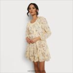 נשים לבוש Sam Edelman שמלת מיני rainey פרחוני צהוב 4XL22X1181 - Image 3