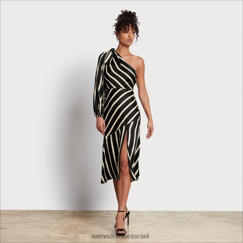 d7a0d7a9d799d79d_d79cd791d795d7a9_sam_edelman_d7a9d79ed79cd7aa_d79ed7a7d7a1d799_d7a4d7a1d799d79d_d7a6d7a8d7a4d7aad799d799d79d_.jpg נשים לבוש Sam Edelman שמלת מקסי פסים צרפתיים לבן שחור 4XL22X1104 - Image 1