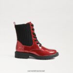 ילדים הַנעָלָה Sam Edelman אתחול קרבי של lydell אדום אודם 4XL22X1012 - Image 2