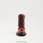 ילדים הַנעָלָה Sam Edelman אתחול קרבי של lydell אדום אודם 4XL22X1012 - Image 3