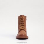 ילדים הַנעָלָה Sam Edelman אתחול קרבי של lydell זה cuoio עור חום 4XL22X1009 - Image 3