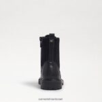 ילדים הַנעָלָה Sam Edelman אתחול קרבי של lydell עור שחור 4XL22X1010 - Image 5