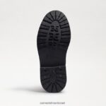 ילדים הַנעָלָה Sam Edelman אתחול קרבי של lydell עור שחור 4XL22X1010 - Image 6