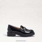 ילדים הַנעָלָה Sam Edelman טולי לופר עור קופסה שחורה 4XL22X922 - Image 2