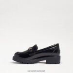 ילדים הַנעָלָה Sam Edelman טולי לופר עור קופסה שחורה 4XL22X922 - Image 4