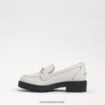 ילדים הַנעָלָה Sam Edelman טולי לופר עור קופסא לבן בוהק 4XL22X921 - Image 4