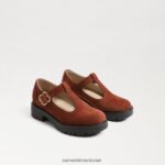 ילדים הַנעָלָה Sam Edelman לופר סוליה של taelor lug נחושת חמה 4XL22X926