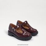 ילדים הַנעָלָה Sam Edelman לופר סוליה של taelor lug עור קופסת malbec 4XL22X929