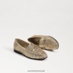 ילדים הַנעָלָה Sam Edelman לוריין ביט לופר זהב ענבר 4XL22X908 - Image 7