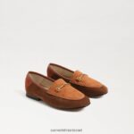 ילדים הַנעָלָה Sam Edelman לוריין ביט לופר חרדל/נחושת 4XL22X894