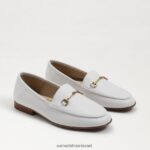 ילדים הַנעָלָה Sam Edelman לוריין ביט לופר לבן בוהק 4XL22X897