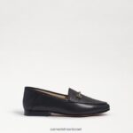 ילדים הַנעָלָה Sam Edelman לוריין ביט לופר עור שחור 4XL22X901 - Image 2